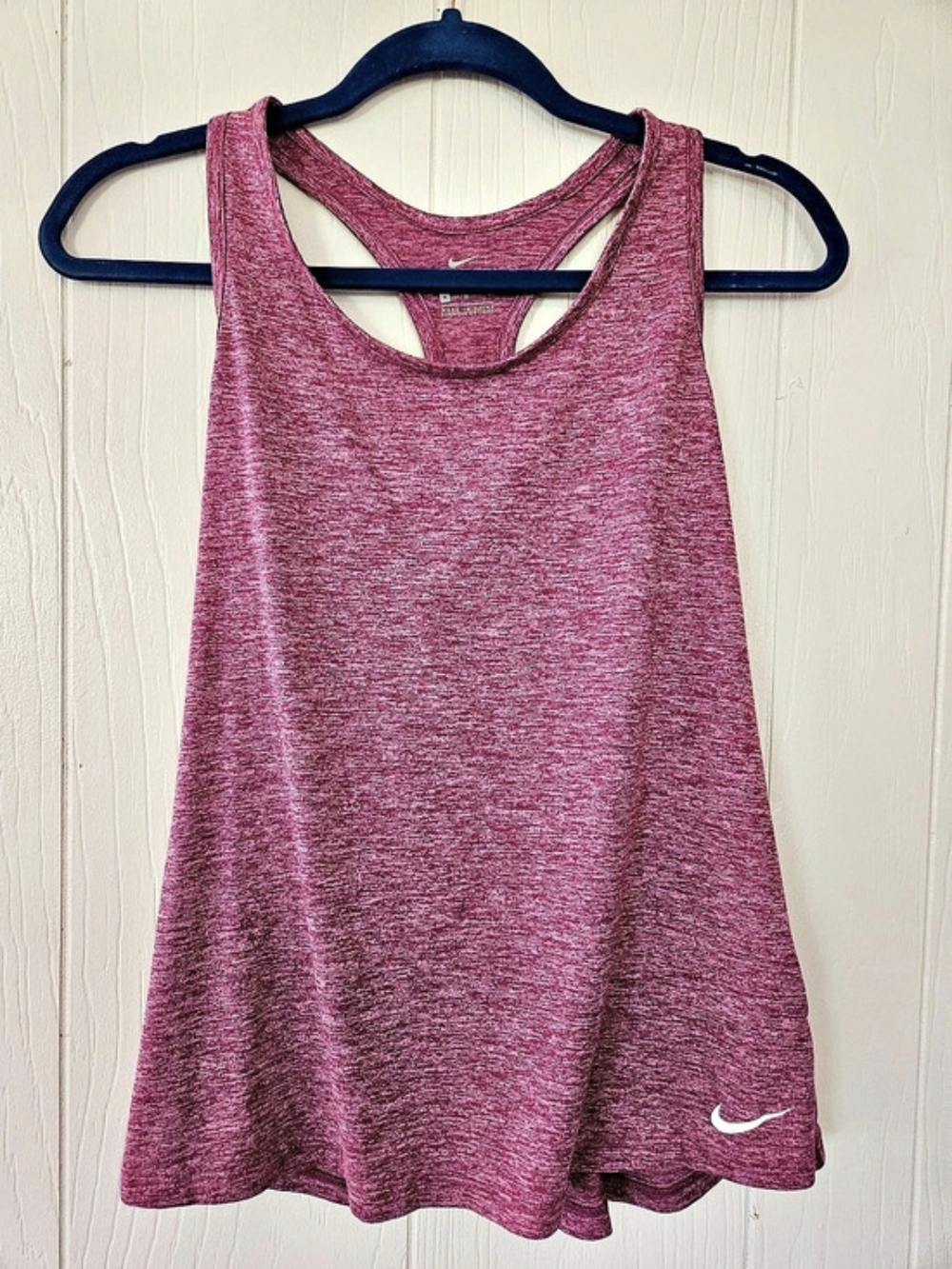 Nike Dri-FIT Racerback Tank in Pink Size Medium